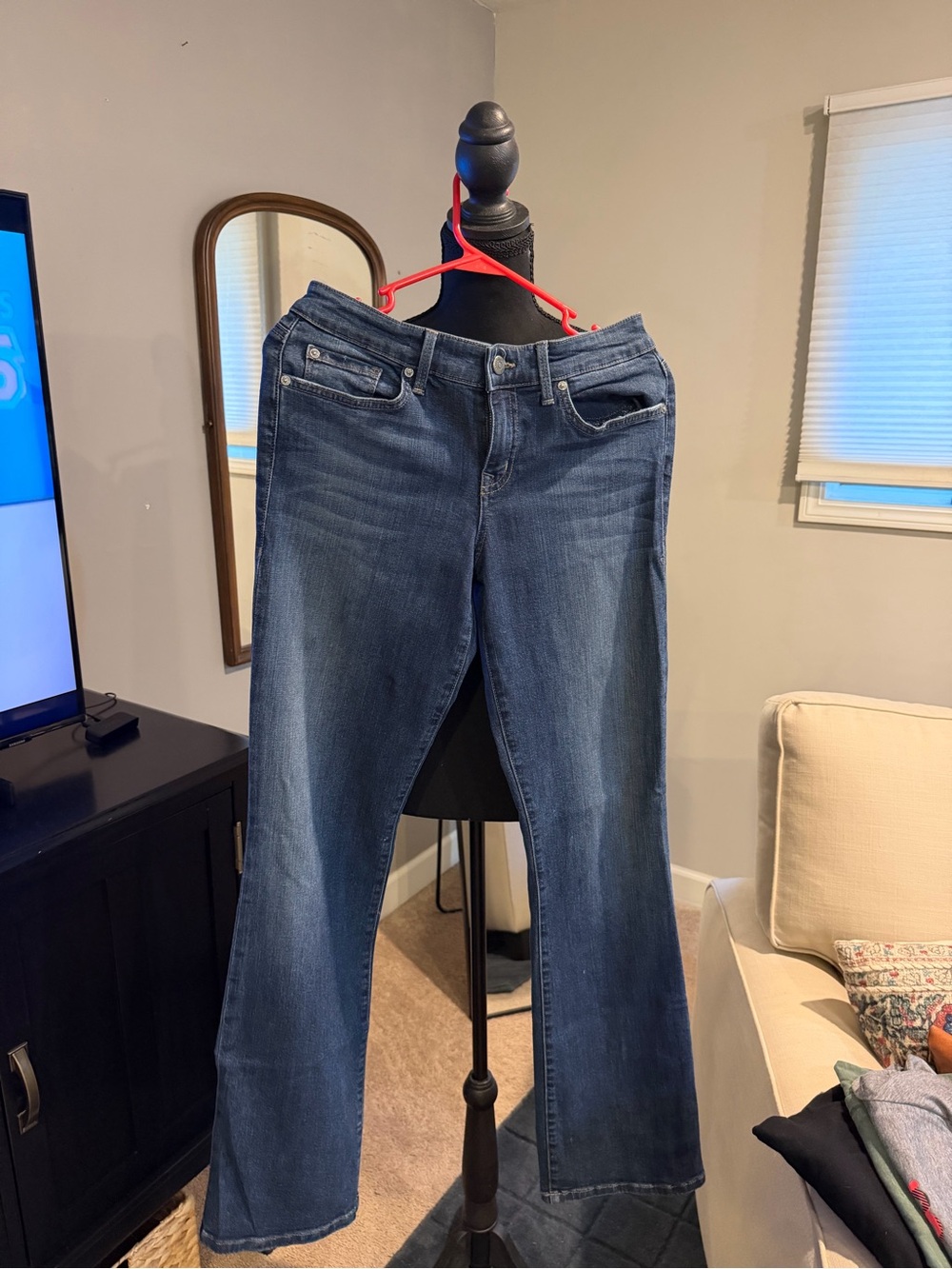 Chloe Dark Blue Flare Jeans